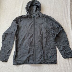 Eddie Bauer Unisex Charcoal Windbreaker